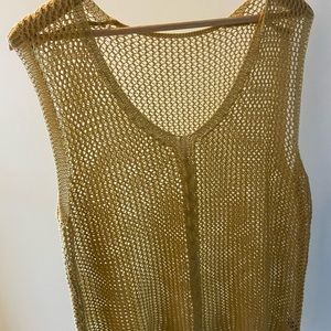 Light Brown Knitted Vest